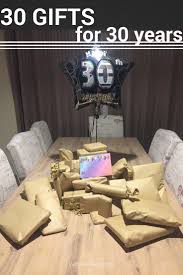 30 year olds are definitely not easy gift recipients, even if you're shopping for gift ideas for your husband's 30th birthday. 30 Gifts For 30 Years Life By Kathleen Birthday Present For Husband Husband 30th Birthday 30 Birthday Gifts