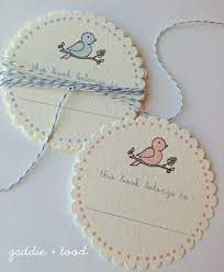 Free Printable Bookplates Baby Scrapbook Baby Printables Book Plates