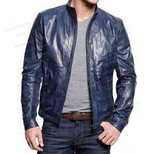 Evil Season 2 David Acosta Blue Leather Jacket - Jacket Makers