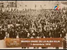 Pe 27 martie 1918 sfatul țării a votat unirea cu românia. Jurnal De Secol 1 Decembrie 1918 Youtube