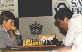 After becoming the youngest player to win. 1986 Kasparov