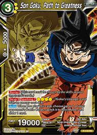 A hero's legacy, as well as the very last episode of dragon ball gt. Son Goku Path To Greatness P 115 Pr Dragon Ball Super Singles Expansion Set Magnificent Collection Forsaken Warrior Coretcg
