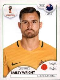Amazon.com: 2018 Panini World Cup Stickers Russia #217 Bailey Wright :  Collectibles & Fine Art