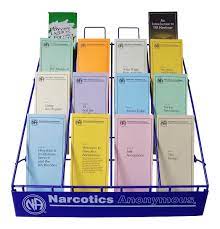 Narcotics anonymous world services, inc. Na Pamphlets Display Rack Wire Recovery Emporium Recoveryshop