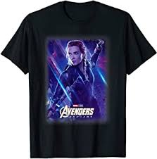 Marvel Avengers Endgame Black Widow Galactic Poster T Shirt Avengers Avengers Tshirt Marvel Avengers