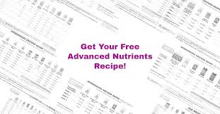 Free Custom Advanced Nutrients Feeding Charts For You