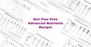 free custom advanced nutrients feeding charts for you