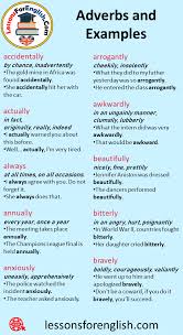 30 Adverbs Definition And Example Sentences Accidentally By Chance Inadvertently The Gold Mine In Afr Learn English Words English Speaking Book Learn English