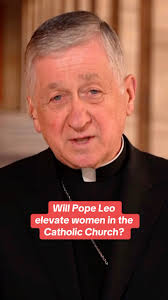 Asked about the Catholic Church’s responsibility to women under Pope Leo  XIV, Chicago Archbishop Blase Cupich says women must be recognized as  “equal partners in offering leadership in the life of the ...