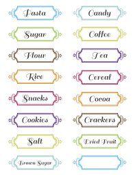 Address labels for you to print on laser and inkjet printers. Blank Food Label Template Unique 11 Free Printable Label Design Template Images Printab Printable Label Templates Labels Printables Free Pantry Labels Template