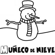 ⛄ ¡tome un papel y un lápiz y comencemos a dibujar! Dibujo Para Colorear De Un Muneco De Nieve Dibujo De Invierno