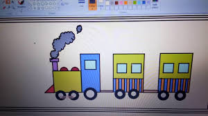 Kami ingin menampilkan interior kereta api ekonomi k3 2018 pada ka jayakarta yang merupakan rangkaian terbaru dari pt kai. Menggambar Kereta Api Di Ms Paint Sd St Antonius Youtube