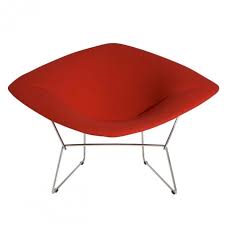 The diamond chair is one of the famous wire mesh chair series of metal artist harry bertoia he middle of the 20th century exclusively designed for knoll. Bertoia Large Diamond Chair By Knoll International