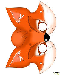 как сделать маску из бумаги своими руками для детей Novogodnie Maski Iz Bumagi Prazdnik Uzhe S Vami Maska Lisy Shablony Zhivotnyh Maskaradnye Maski Maski