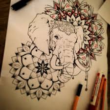 Elephant Mandala Dot Work Drawing In Progress Artist Ifipearl Saketattoocrew Studio Mandala Elephant Tattoo Elephant Tattoos Elephant Tattoo