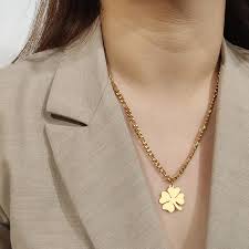 Les bijoux fantaisies, colliers, bracelets, pendentifs, bagues et sautoirs pour femmes sont sur la. Dotifi Collier Trefle Porte Bonheur Pour Femmes Pendentif Collier En Fiancailles Cadeau De Bijoux Aliexpress