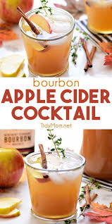 Easy Bourbon Apple Cider Cocktail Recipe Apple Cider Cocktail Cider Cocktails Fall Cocktails Recipes
