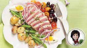Nicoise Salad With Tuna From Josee Di Stasio Recipe Nicoise Salad Recipes Tuna