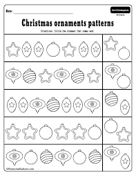 Preschool Christmas Patterns Activities For Fun Holiday Math Lessons In 2020 Preschool Christmas Worksheets Christmas Math Activities Christmas Kindergarten