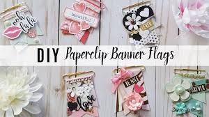 Diy Paperclip Banner Flag Decorative Planner Clips Embellishment Tutoria Paper Clip Planner Clips Scrapbook Embellishments Diy