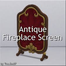 While they won't actually increase room temperature, these screensavers can add. Mod The Sims Antique Fireplace Screen