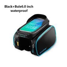 Coolchange Bicycle Frame Front Head Top Tube Waterproof Bike Bag Double Ipouch Cycling For 6 0 In Cell Phone Bike Accesso Bike Bag Bike Accessories Bicycle Bag