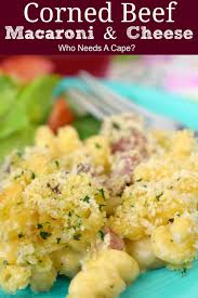 Directions combine the sour cream, sauerkraut, onion (if using) and garlic. Corned Beef Macaroni And Cheese Beef Casserole Recipes Beef Macaroni Beef Recipes