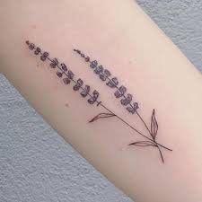 These Lovely Lavender Sprigs Lavender Tattoo Botanical Tattoo Design Tattoos