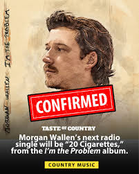 Is Morgan Wallen's new radio single too risky for radio? "20 Cigarettes"  was written by Blake Pendergrass, Chase McGill, Josh Miller, and Chris  LaCorte. This is the 6th single from 'I'm the
