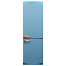 baby blue retro fridge 335l majestic