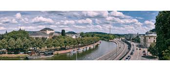 A frontier station opposite forbach, france, it lies on the saar river at the mouth of the sulz river. Saarbrucken Expatrio Com