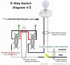 Three way switching schematic wiring diagram. Wiring Diagrams For 3 Way Switches
