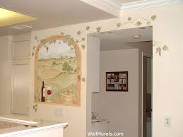 kitchen wall murals custom painted