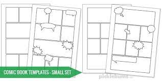 Great advice from a professional graphic novelist on how to make your own graphic novel | casa. Free Printable Comic Book Templates Picklebums