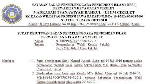 Contoh Surat Keputusan Pengangkatan Words Microsoft Excel Microsoft