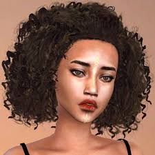 Warm light blonde hair coiled into cute, elegant curls which is held together with uniquely designed diamond hair clips to giving that expensive, fancy look for your wealthy sim. Sims 3 Curly Hair Download Novocom Top