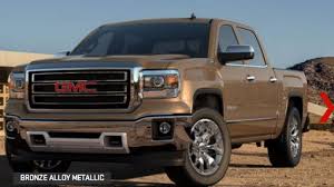 These Are The Exterior Colors Of The 2014 Gmc Sierra Gm
