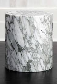 Monolith Side Table By Kelly Wearstler Marble Side Tables Side Table White Furniture Living Room