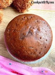 More images for how to make cake without oven and egg » Eggless Chocolate Cooker Cake Whole Wheat And Without Cocoa Powder Cook With Renu