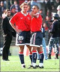 Esteban Cambiasso Y Raul Cascini Independiente De Avellaneda Football Club National League Football