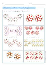 Repeated Addition And Multiplication For Equal Groups Repeated Addition Multiplication Multiplication Concepts