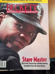 Beckett Baseball Magazine 89 Griffey Jr,Thomas, Bonds 6-Magazine in all