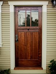 Barrington 1 panel fiberglass door. Restoration Values American Craft Council Craftsman Style Doors Craftsman Front Doors Craftsman Door