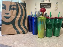 Bangor, Maine Target. There were 6 of the neon Starbucks cups there as well.