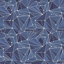 Indigo Geometric Vector Pattern Royalty Free Illustration Geometric Vector Vector Pattern Geometric