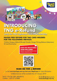 You can now use the touch 'n go ewallet's tng card feature at lksa and smart tunnel, following its pilot phase at duke. Memperkenalkan Tng E Refund Kini Touch N Go Malaysia Facebook