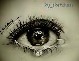 Crying eyes pencil drawing when you are sad, the only way a human prefers to emote is through its eyes. Realistic Black And White Cry Eye Sketch Eye With Tear Pencil Sketch Lky Sketch