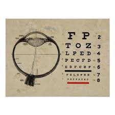 Optometry Poster Ophthalmologist Eye Chart Zazzle Com
