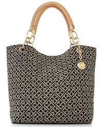 Tommy Hilfiger Th Signature Jacquard Large Reversible Tote Reversible Tote Tommy Hilfiger Tommy