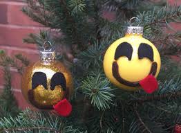 He is such a goof. Goofy Emoij Christmas Ornament